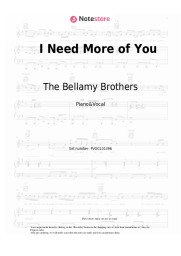 undefined The Bellamy Brothers - I Need More of You