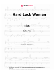 undefined Kiss - Hard Luck Woman