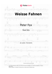 undefined Peter Fox - Weisse Fahnen