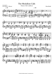 Sheet music, chords Klaus Badelt - The Medallion Calls