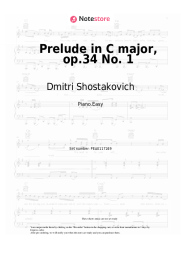 undefined Dmitri Shostakovich - Prelude in C major, op.34 No. 1