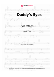 undefined Zoe Wees - Daddy’s Eyes