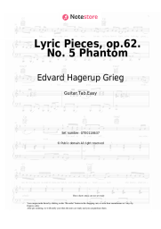 undefined Edvard Hagerup Grieg - Lyric Pieces, op.62. No. 5 Phantom
