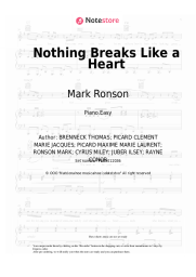 undefined Mark Ronson, Miley Cyrus - Nothing Breaks Like a Heart