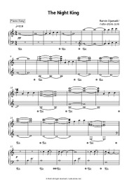 Sheet music, chords Ramin Djawadi - The Night King
