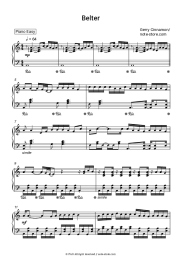 Sheet music, chords Gerry Cinnamon - Belter