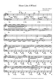 Sheet music, chords Eric Church - Heart Like a Wheel