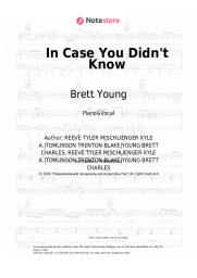 undefined Brett Young - In Case You Didn't Know