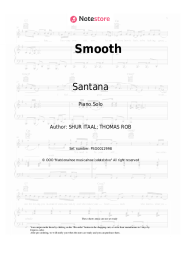 Sheet music, chords Santana, Rob Thomas - Smooth