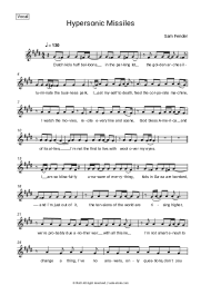 undefined Sam Fender - Hypersonic Missiles