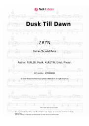 undefined ZAYN, Sia - Dusk Till Dawn