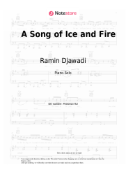 Sheet music, chords Ramin Djawadi - A Song of Ice and Fire