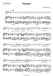 Sheet music, chords Fontaines D.C. - Favourite