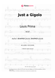 undefined Louis Prima - Just a Gigolo