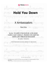 undefined X Ambassadors - Hold You Down