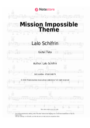 Sheet music, chords Lalo Schifrin - Mission Impossible Theme