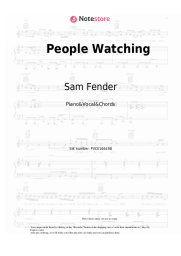 undefined Sam Fender - People Watching