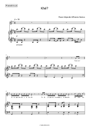 Sheet music, chords Rauw Alejandro, Romeo Santos - Khé?