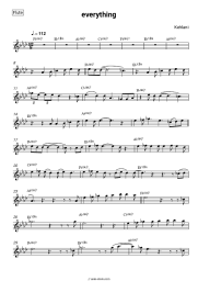 Sheet music, chords Kehlani - everything