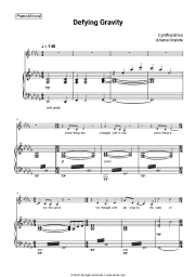 Sheet music, chords Cynthia Erivo, Ariana Grande - Defying Gravity