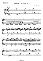 Sheet music, chords Elephant Music - Journey of discovery