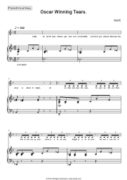 Sheet music, chords Raye - Oscar Winning Tears.
