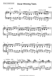 Sheet music, chords Raye - Oscar Winning Tears.