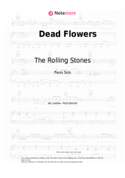 Sheet music, chords The Rolling Stones - Dead Flowers