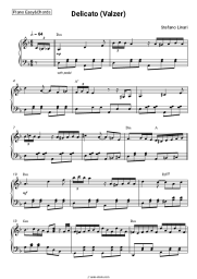 Sheet music, chords Stefano Linari - Delicato (Valzer)
