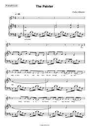 Sheet music, chords Cody Johnson - The Painter