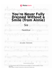 undefined Sia - You're Never Fully Dressed Without a Smile (from Annie)
