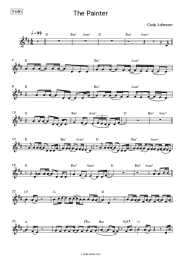 Sheet music, chords Cody Johnson - The Painter