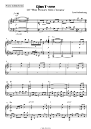 Sheet music, chords Tom Holkenborg - Djinn Theme (OST Three Thousand Years of Longing)