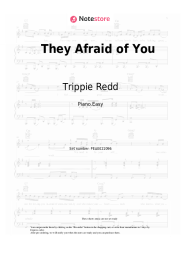 Sheet music, chords Trippie Redd, Playboi Carti - They Afraid of You