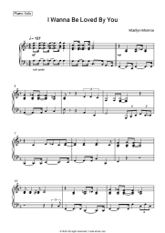 undefined Marilyn Monroe - I Wanna Be Loved By You