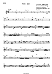 Sheet music, chords Saja Boys, Andrew Choi, Neckwav, Danny Chung, Kevin Woo, SamUIL, KPop Demon Hunters Cast - Your Idol