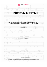 undefined Alexander Dargomyzhsky - Dreams, dreams!