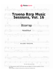 Sheet music, chords Bizarrap, Trueno - Trueno Bzrp Music Sessions, Vol. 16
