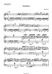 Sheet music, chords East Duo - Chubina