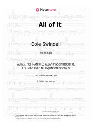 undefined Cole Swindell - All of It
