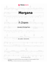 Sheet music, chords F.Charm - Morgana
