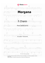 Sheet music, chords F.Charm - Morgana