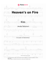undefined Kiss - Heaven’s on Fire