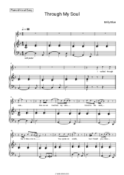 Sheet music, chords Enlly Blue - Through My Soul