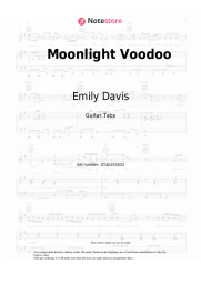 Sheet music, chords Emily Davis - Moonlight Voodoo