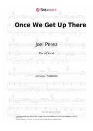 Sheet music, chords Joel Perez, Christian Borle, Lilli Cooper, Sam Haft, Andrew Underberg - Once We Get Up There
