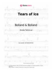 Sheet music, chords Bolland & Bolland - Tears of Ice