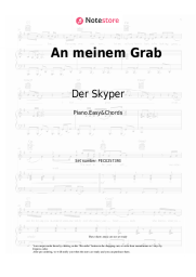 Sheet music, chords Der Skyper - An meinem Grab