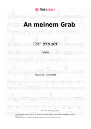 Sheet music, chords Der Skyper - An meinem Grab