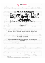 undefined Johann Sebastian Bach - Brandenburg Concerto No. 1 in F major, BWV 1046 – Adagio